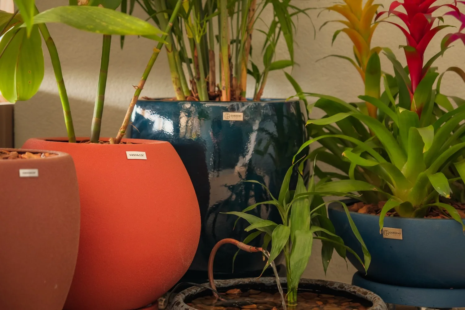 Jardim autoral projetado pela REURBE, com camadas de vegetação nativa